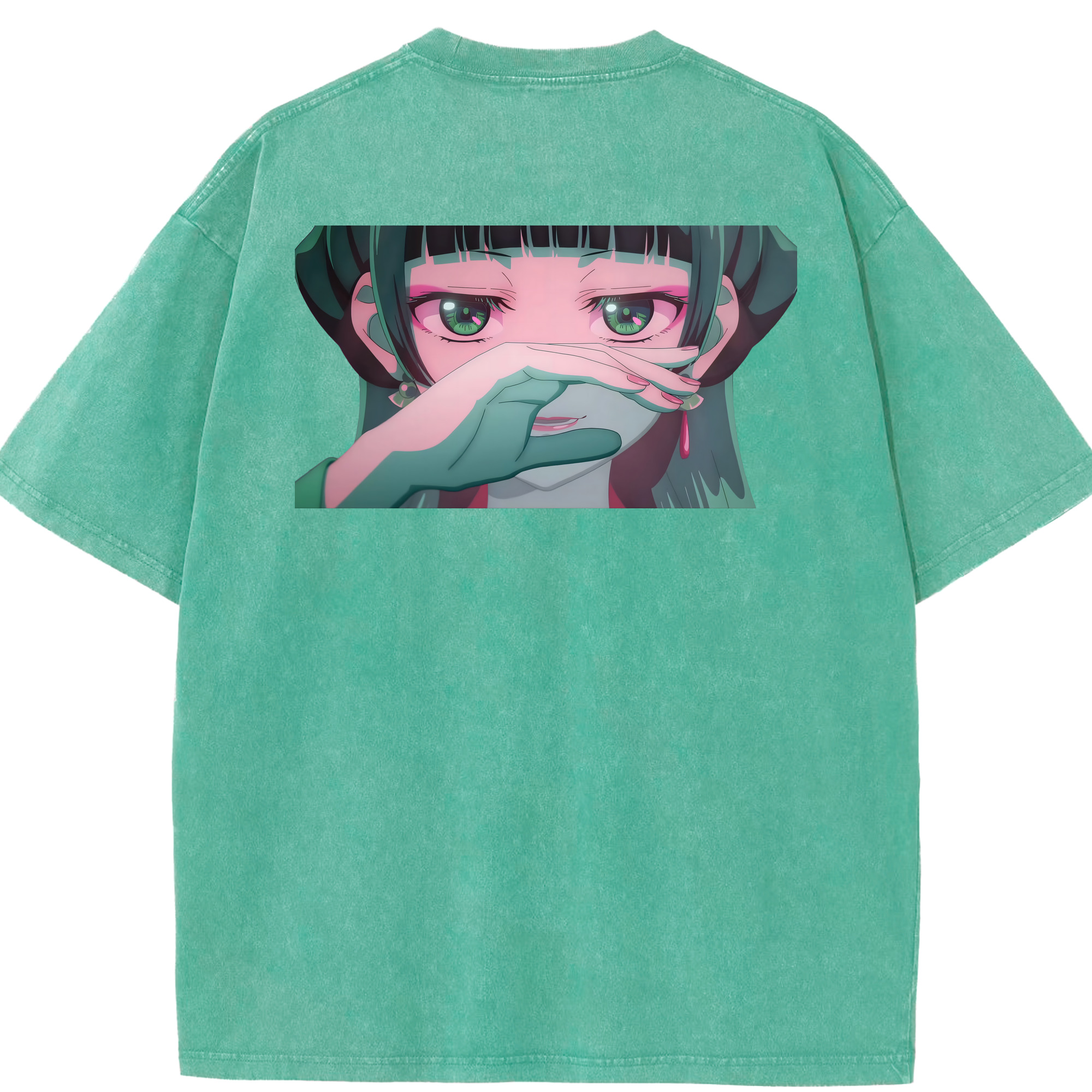 （画像用） 薬屋のひとりごと The Apothecary Diaries 綿100% ヴィンテージ風 半袖Tシャツ（背面プリント）